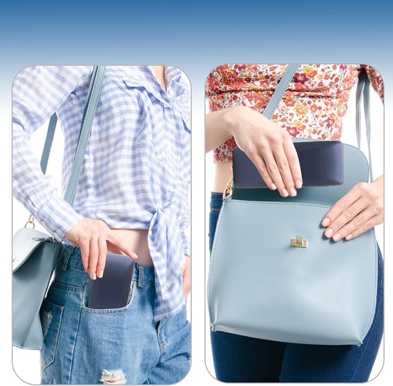 SMARTTOP Hard Shell Eyeglass Case- Glass Case With Cleaning Cloth, Glasses Case hard shell for men women - Image 4